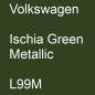 Preview: Volkswagen, Ischia Green Metallic, L99M.